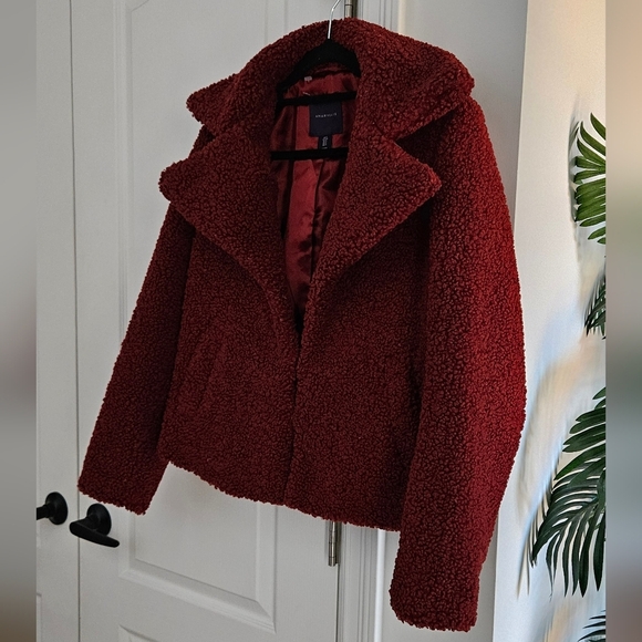 Amaryllis Deep Red Teddy Jacket - Picture 5 of 5